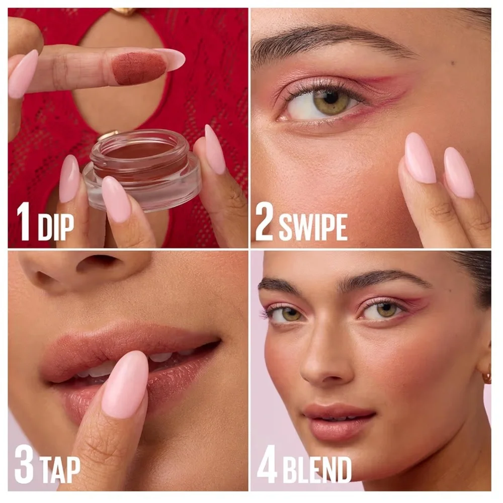 Maybelline Cloudtopia Blush for Cheeks and Lip Mousse, Coral Illusion